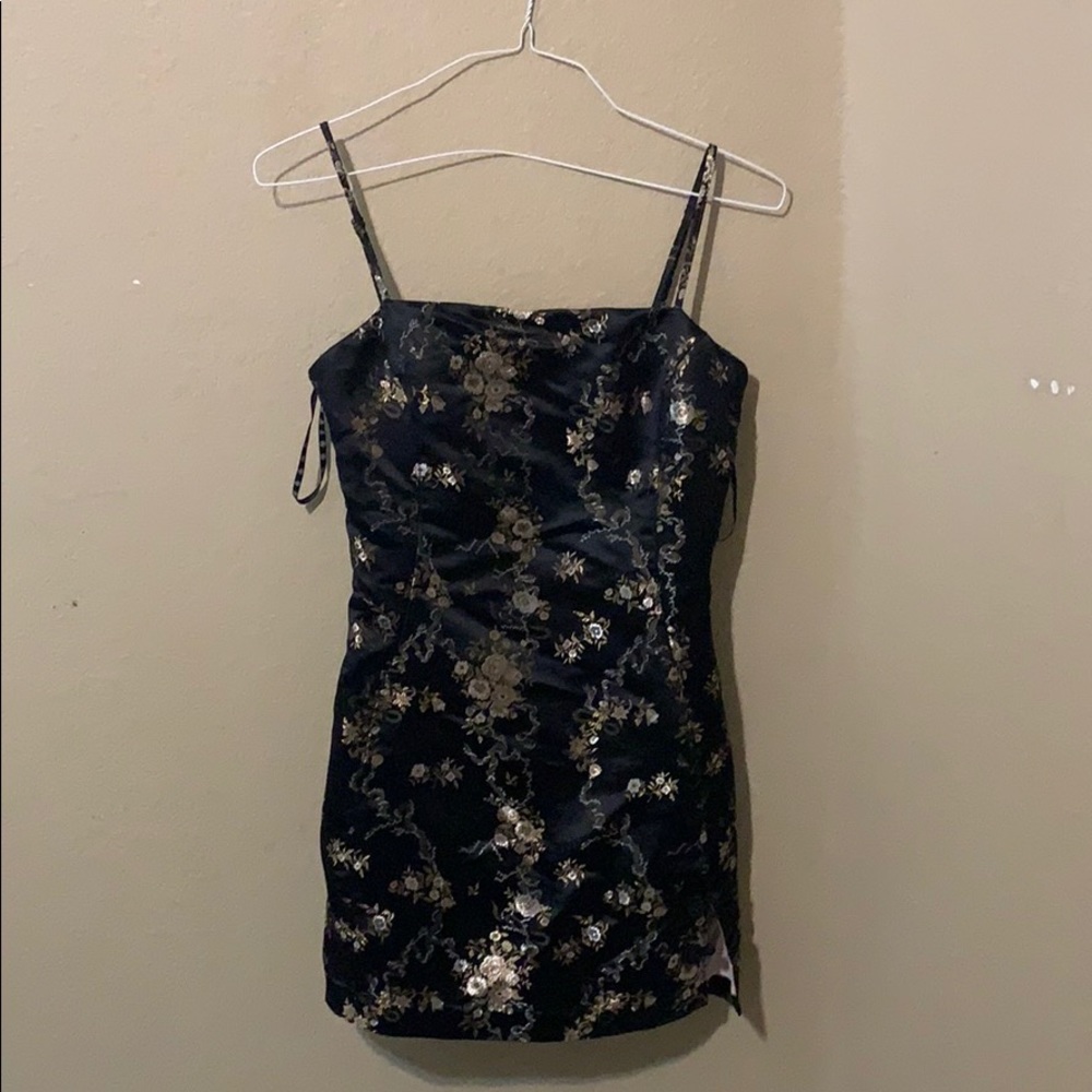 Misguided oriental print dress
